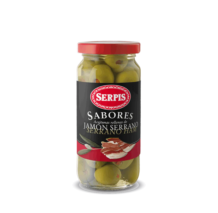 Aceitunas Manzanilla Rellenas de Jamón Serrano