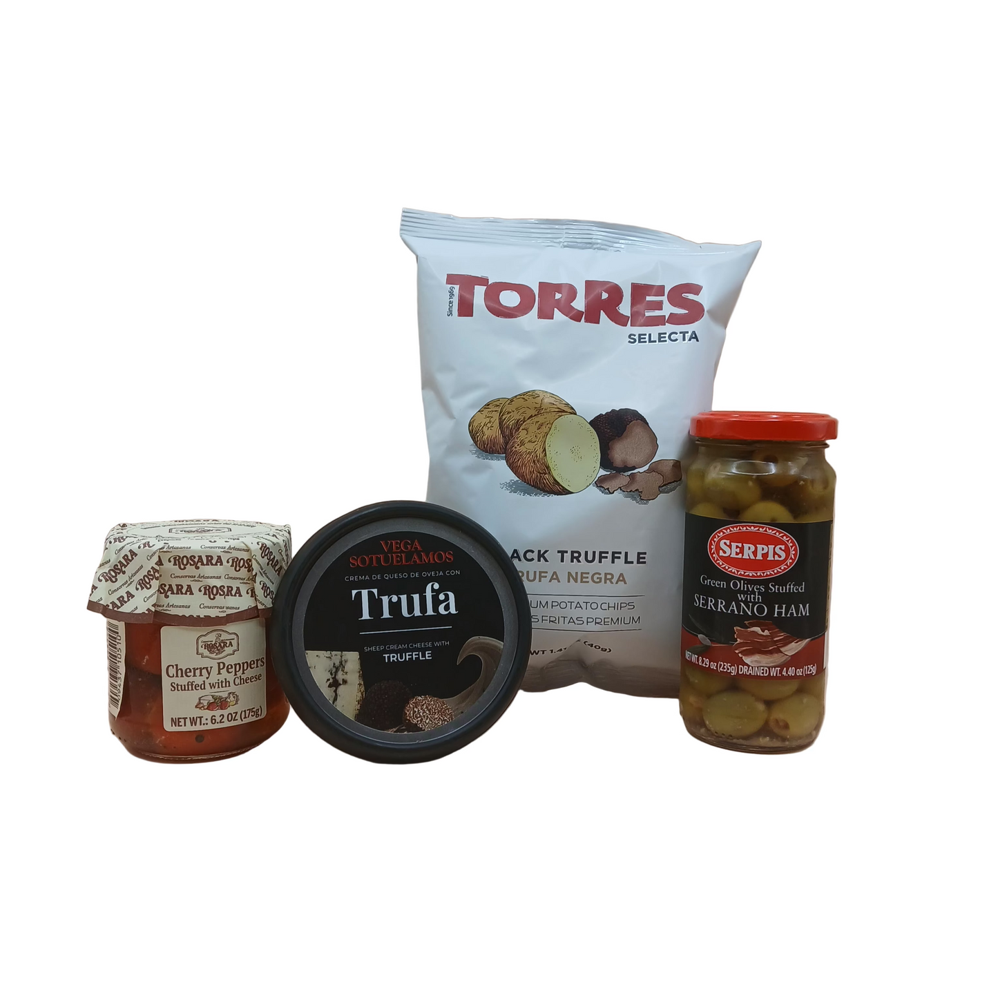 Tapas con Trufa y Pimientos Cherry